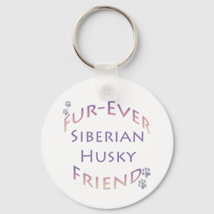 Siberian Husky Furever Friend Schlüsselanhänger