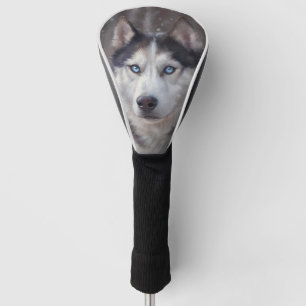 Siberian Husky Golf Headcover