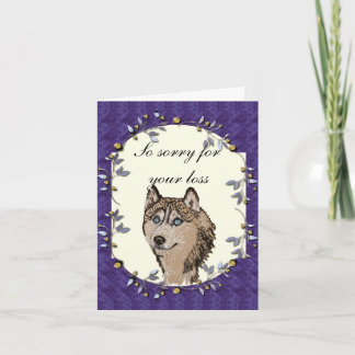 Siberian Husky Karte