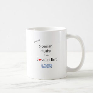 Siberian Husky Lick Design Kaffeetasse