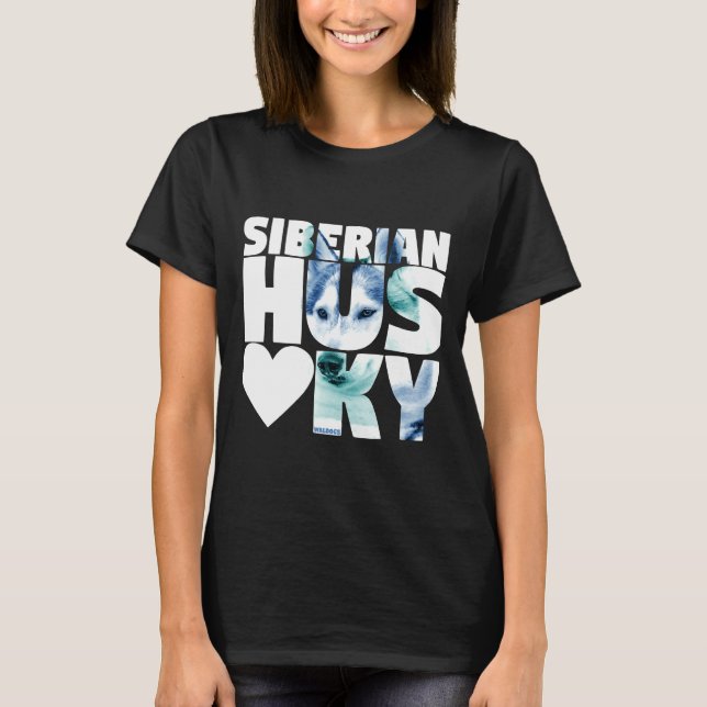 Siberian Husky Nassu T-Shirt (Vorderseite)