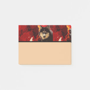 Siberian Husky Post-It-Noes Post-it Klebezettel