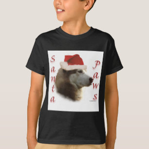 Siberian Husky Santa Paws T-Shirt
