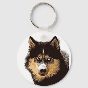 Siberian Husky Schlüsselanhänger