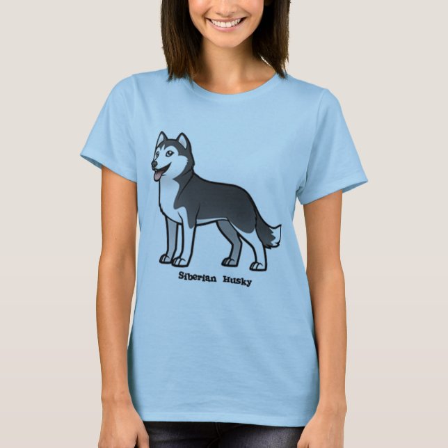 Siberian Husky T-Shirt (Vorderseite)