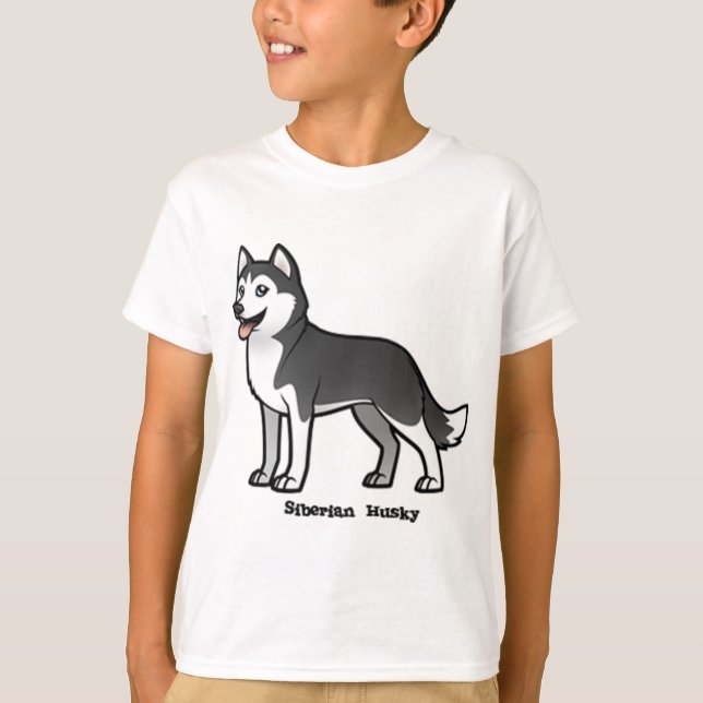 Siberian Husky T-Shirt (Vorderseite)