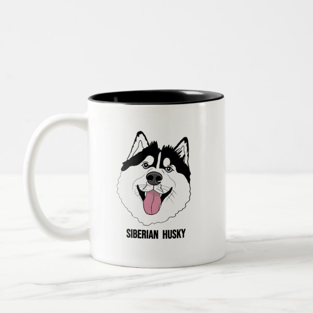 SIBERIAN HUSKY Tassen (Links)