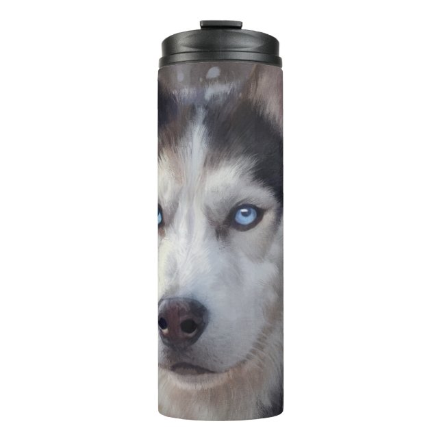 Siberian Husky Thermosbecher (Vorderseite)