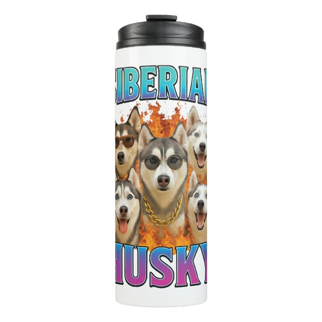 Siberian Husky Thermosbecher (Vorderseite)