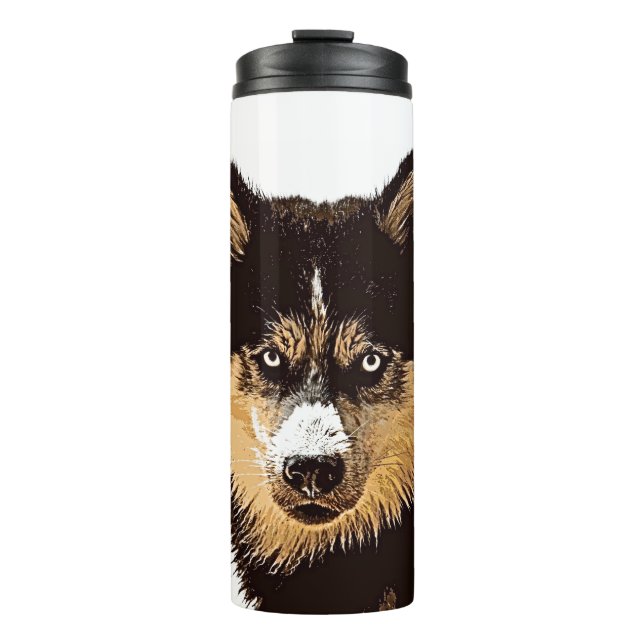 Siberian Husky Thermosbecher (Vorderseite)
