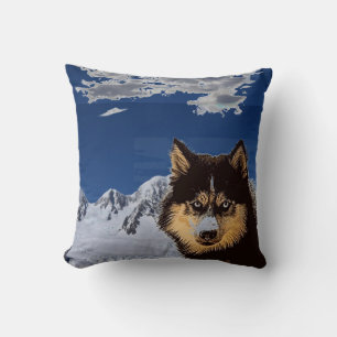 Siberian Husky Throw Kissen