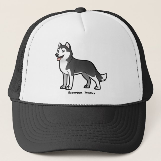 Siberian Husky Truckerkappe (Vorderseite)