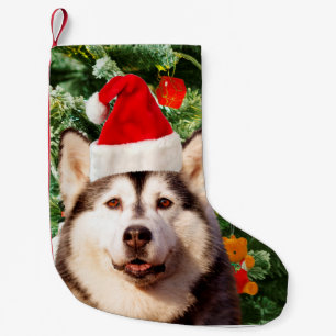 Siberian Husky Weihnachtsbaum Ornamente Schneemann Kleiner Weihnachtsstrumpf