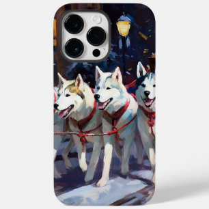 Siberian Husky Weihnachtssaison Case-Mate iPhone 14 Pro Max Hülle