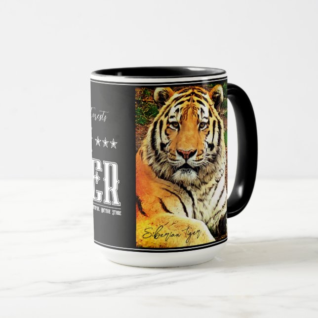 Siberian Tiger マグカップ Tasse (VorderseiteRechts)