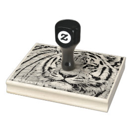 Siberian Tiger ラバースタンプ Gummistempel