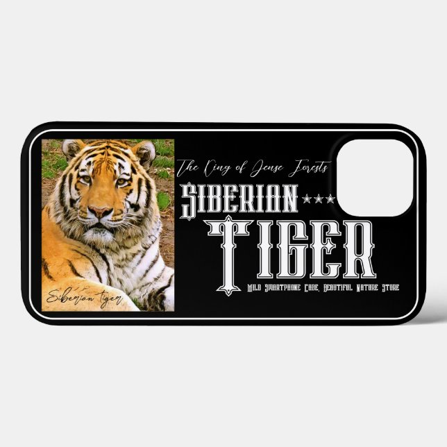 Siberian Tiger Case-Mate iPhone Hülle (Rückseite (Horizontal))