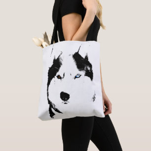 Sibérie Husky Sac fourre-tout Husky Malamute sacs 