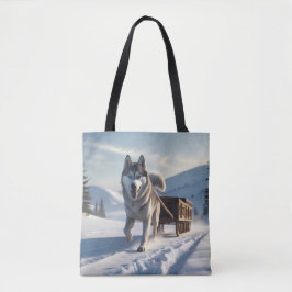 Siberischer Husky Elegante Schultertour Beutel Tasche