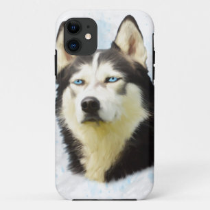 Siberischer Husky Hund Farbe Farbe Farbe Malerei Case-Mate iPhone Hülle
