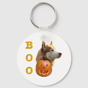 Siberischer Husky (rot) Boo Schlüsselanhänger