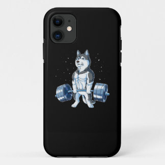 Siberischer Husky Weightlift Funny Deadlift Männer Case-Mate iPhone Hülle