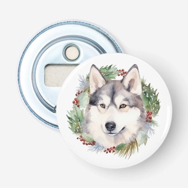 Siberischer Weihnachtsmann Weihnachtsmann Flaschenöffner (Vorderseite)