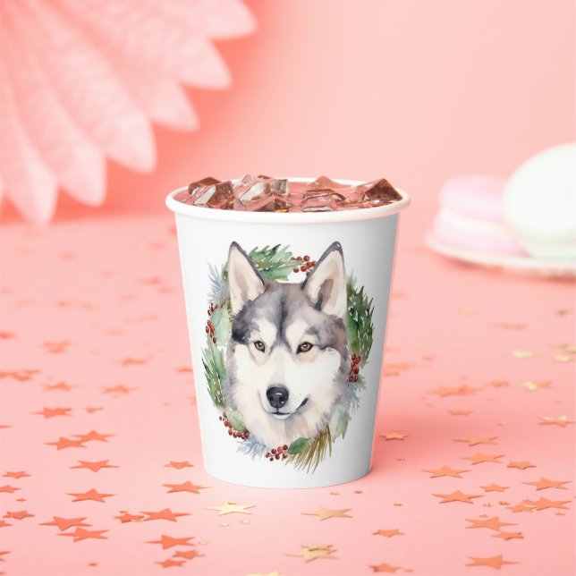 Siberischer Weihnachtsmann Weihnachtsmann Pappbecher (Insitu)