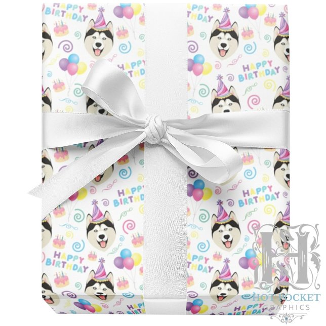 Sibirian Husky Geschenkpapier (Von Creator hochgeladen)