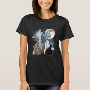 Sibirian Husky-Shirt, Sibirian Husky heult Th an T-Shirt