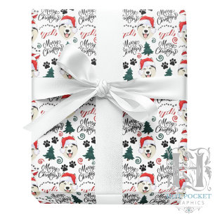 Sibirian Husky Weihnachtspapier Geschenkpapier