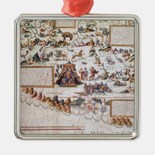 Sibirien Ornament Aus Metall