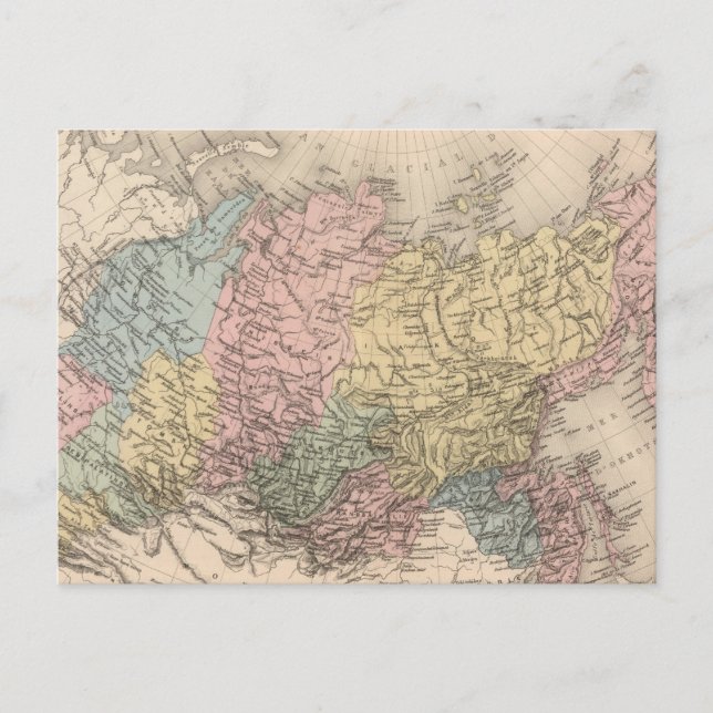 Sibirien Postkarte (Vorderseite)