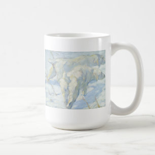 Sibirische Hunde im Schnee Kaffeetasse