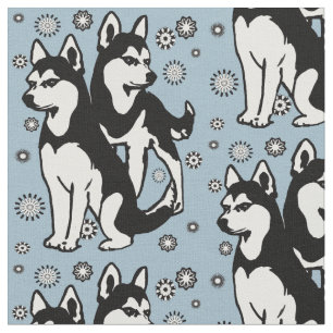 Sibirische Husky-Gewebe Stoff