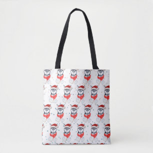 Sibirische Husky-Hunderasse Weihnachtssterne Tasche