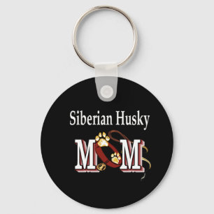 Sibirische Husky-Mama Schlüsselanhänger
