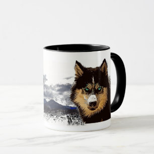 Sibirische Husky-Tasse Tasse