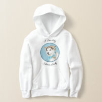 Sibirische Husky-Welpenmalerei - Original Hundesch