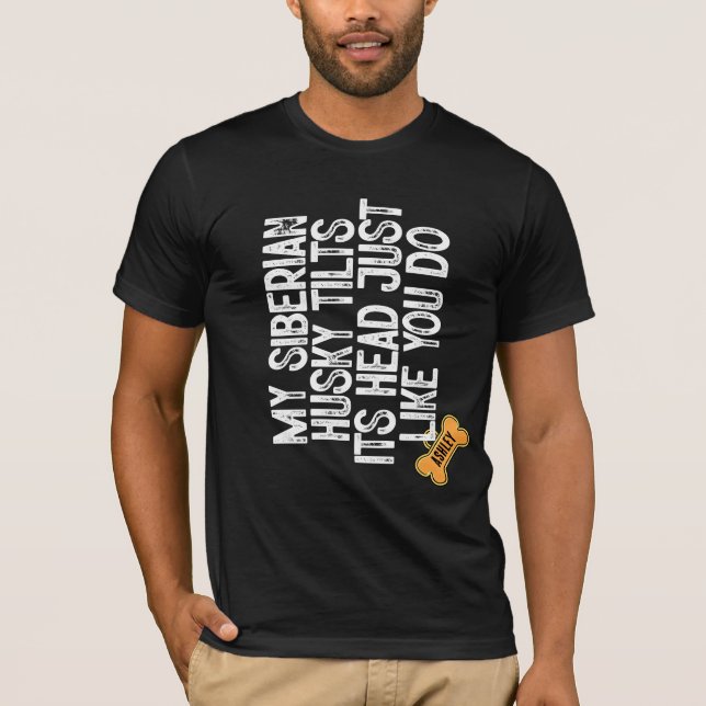 Sibirische Huskyttläuse Kopf wie du T-Shirt (Vorderseite)