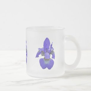 Sibirische Iris-Wildblume - Iris sibirica Mattglastasse