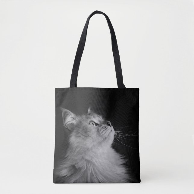 Sibirische Katzen-Taschen-Tasche Tasche (Vorderseite)