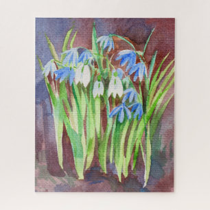 Sibirische Squill-Blue-Spring-Blume