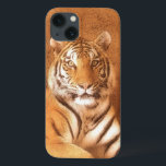 Sibirische Tiger Art iPhone 13 Hülle<br><div class="desc">Foto eines sibirischen Tigers.</div>