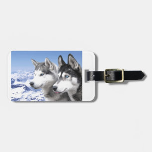 Sibirischer Huskies Gepäckanhänger