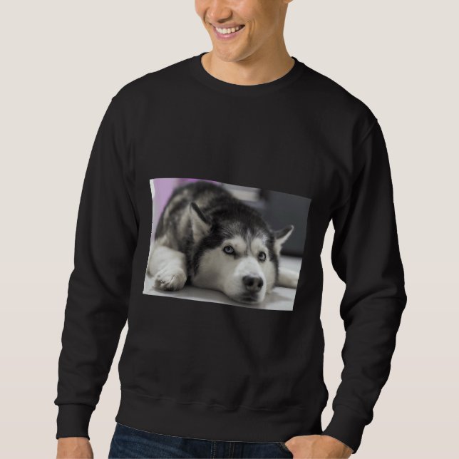 Sibirischer Husky 32 Sweatshirt (Vorderseite)