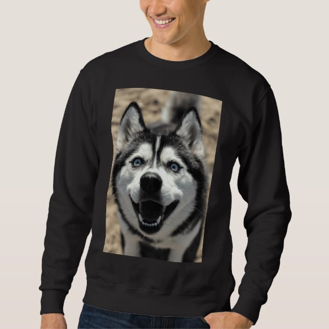 Sibirischer Husky 50 Sweatshirt (Vorderseite)