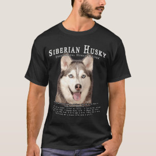 Sibirischer Husky Besitzer Menschlicher Trainer T-Shirt