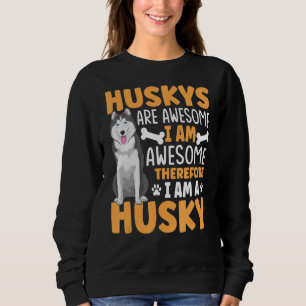 Sibirischer Husky-Dog-Bekleidung für Husky-Besitze Sweatshirt