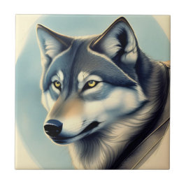 Sibirischer Husky Fliese